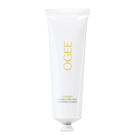 Ogee Botanical Brilliance Exfoliating Cleanser, High Performance Facial Wash, Certified Organic Face Exfoliator Made in USA, 3.8 Fl Oz (Pack of 1)